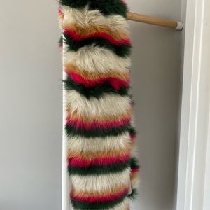 NWOT JCREW fur stole/scarf
